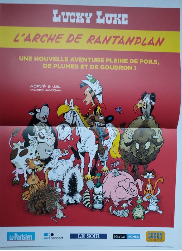 Affiche Lucky Luke L arche de rantanplan Achd Jul d apres