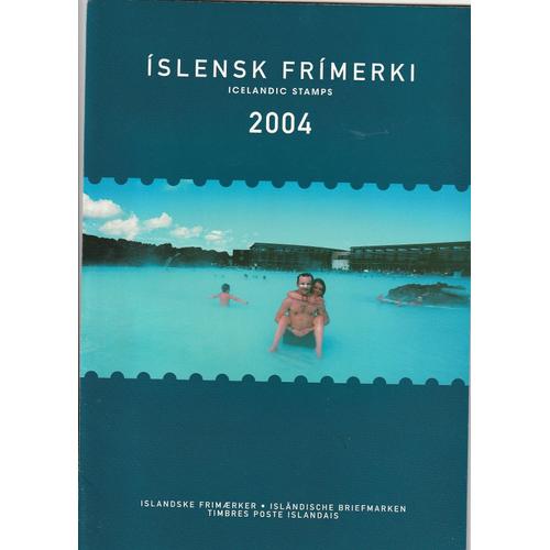 Livret Timbres Islandais 2004