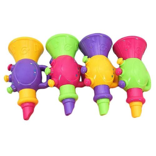 Colorful Baby Trumpet Hooter - Easy-To-Play Kids Music Instrument Toy For Kindergarten, Train Children'S Sense Of Rhythm