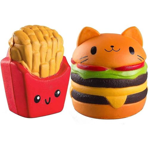 2pcs Squishy Toys - Slow Rising Scented Jumbo Squishies Squeeze Stress Reliever
