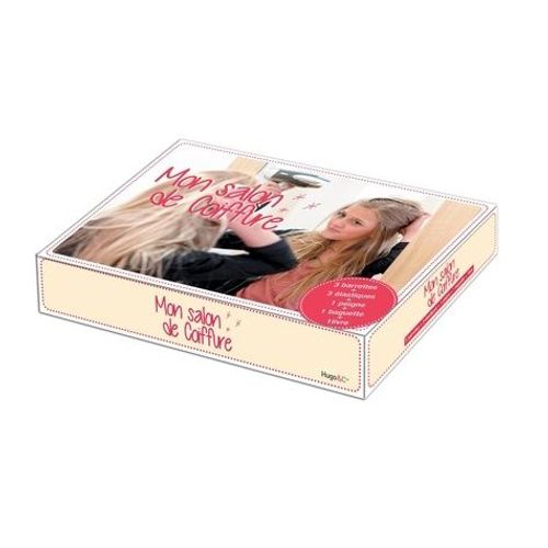 Coffret Mon Salon De Coiffure - Avec 3 Barrettes, 3 Élastiques, 1 Peigne, 1 Baguette