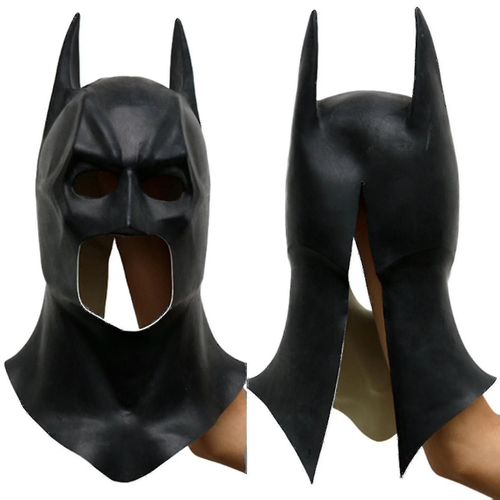 Halloween Noël Batman Cosplay Pleine Tête Latex Masque Pour Hommes Adultes Super-Héros Bruce Wayne Dark Knight Casque Capuchon Halloween Film Costume Props123