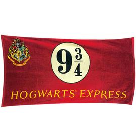 Serviette de plage Harry Potter Hedwige 70 x 140 cm