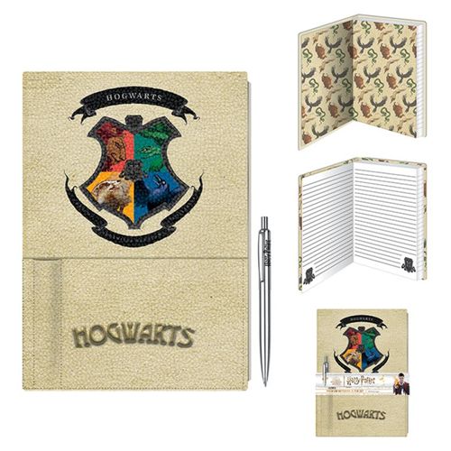 Set Carnet De Notes Harry Potter Poudlard Et Stylo