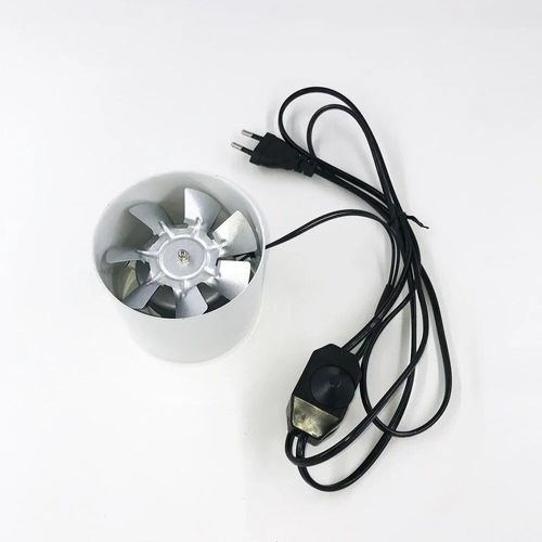 Tuyau en ligne silencieux pour la maison",ventilateur accessible par conduit,extracteur d'air,ventilation de cuisine et de toilette,"220V - Type C with cable