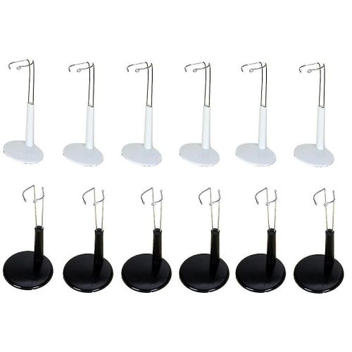 12x Adjustable Doll Stand Display Holder 11-20cm For Fashion Doll Teddy Bear
