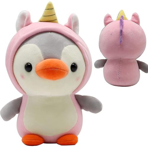 25cm Licorne Animal En Peluche, Pingouin Peluche Oreiller Peluche Peluche Peluches