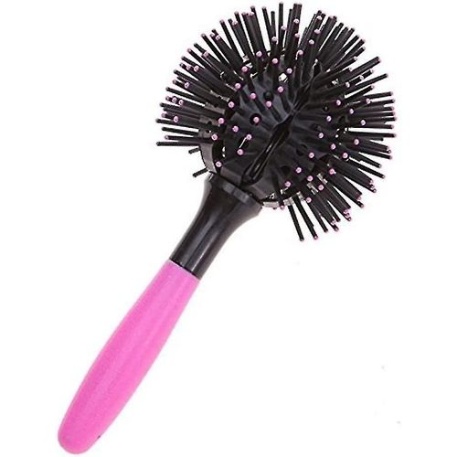 Brosse À Cheveux Coiffure Ronde Brosse À Cheveux 3d Peigne Sphérique Plus Rapide Brushing Professionnel Coiffure Salon Brosse À Cheveux Boule Boucler Peigne Hot Curling Stylin 