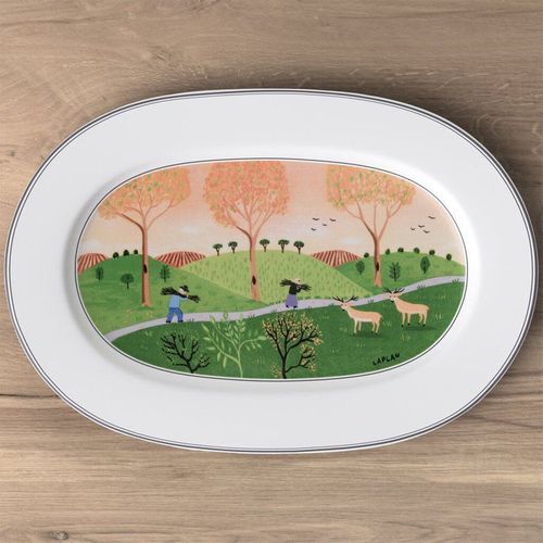 Design Naif Plat De Service