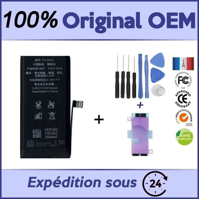 2510mah Iphone 12 Mini Batterie 100% Neuve Oem De Capacite Superieure +/ Outils