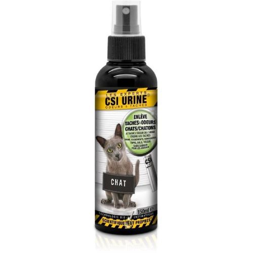 Spray - Csi Urine - Chat/Chaton 150ml - Élimine Odeurs. Contrôle Des Odeurs. Micro-Organismes & Enzymes Naturels
