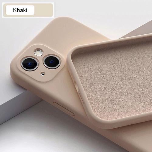 Couleur Beige Couleur Pour Iphone Etui Coque Pour Iphone 14 Plus