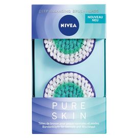 Brossette de rechange Nivea Pure Skin Kit Nettoyage intense X2
