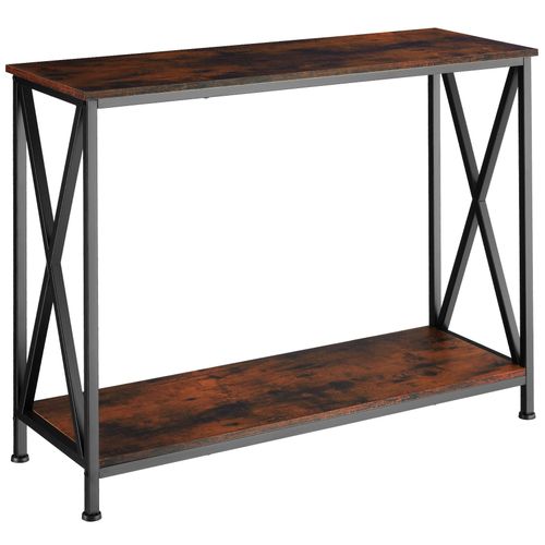 Console Tacoma 100 X 35 X 80,5cm - Bois Foncé Industriel