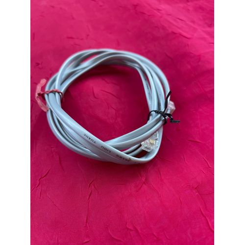 Cable RJ 11, 26 AWG, 4 conducteurs, 182 cm