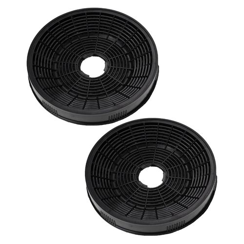 vhbw 2x Filtres à charbon actif compatible avec Amica FH 17161-1 E, KF 17146, FH 17161, H 17190, IH 17200, KF 17191, KH 17180 hotte de cuisine