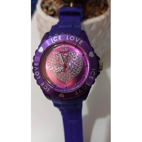 Montre Ice Watch collection Ice Love violette Rakuten