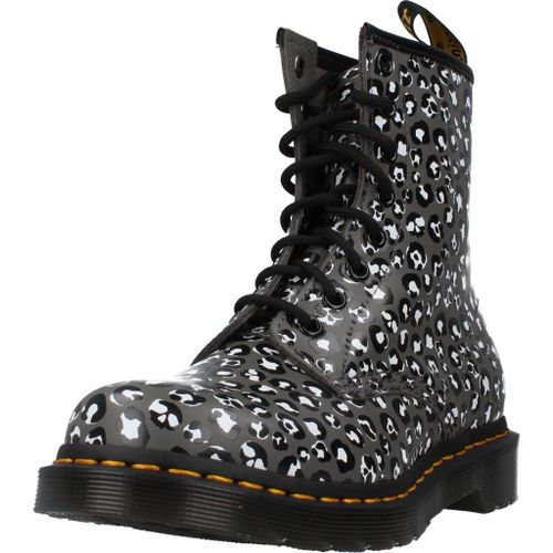 Dr. Martens Gunmetal Loud Smoot Colour Imprimé Animalier