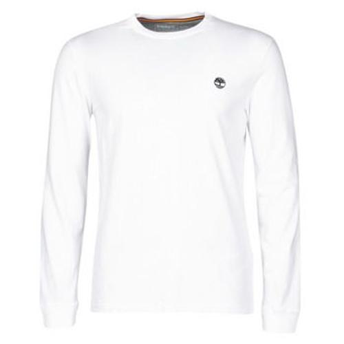 T-Shirt Timberland Ls Dunstan River Tee Blanc