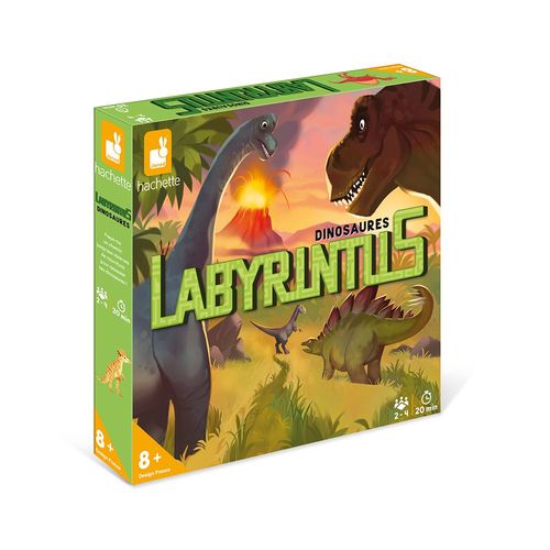 Janod Jeux De Société Enfant - Jeu Collaboratif Et De Stratégie - Labyrintus Dinosaures