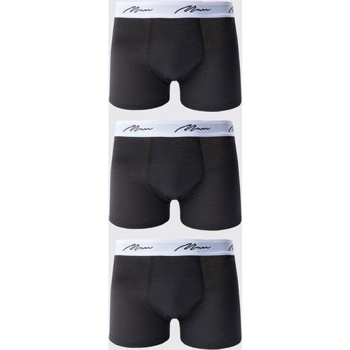 Lot De 3 Boxers - Man Homme - Noir - Xs, Noir