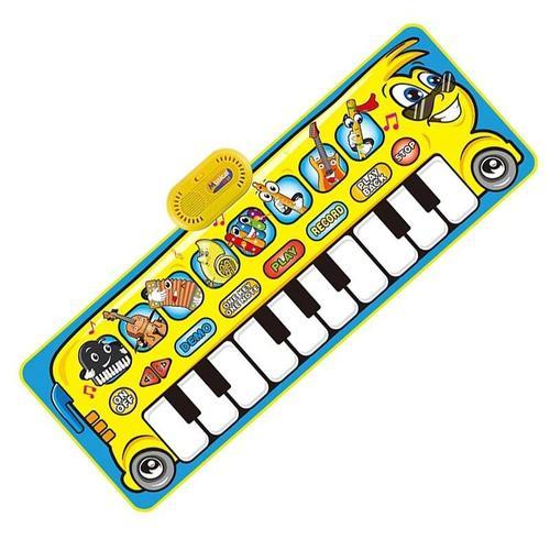 Tapis De Piano Musical Pour Enfants",110x36cm,Clavier De Sol,Tapis De Danse Avec 8 Sons D'animaux,Tapis D'¿¿Tude,"Jouets ¿¿Ducatifs Pour B¿¿B¿¿S - Type Q 100x36cm