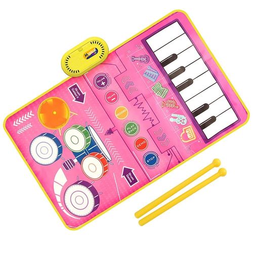 Tapis De Piano Musical Pour Enfants",110x36cm,Clavier De Sol,Tapis De Danse Avec 8 Sons D'animaux,Tapis D'¿¿Tude,"Jouets ¿¿Ducatifs Pour B¿¿B¿¿S - Type R 80x50cm