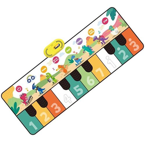 Tapis De Piano Musical Pour Enfants",110x36cm,Clavier De Sol,Tapis De Danse Avec 8 Sons D'animaux,Tapis D'¿¿Tude,"Jouets ¿¿Ducatifs Pour B¿¿B¿¿S - Type K 100x36cm