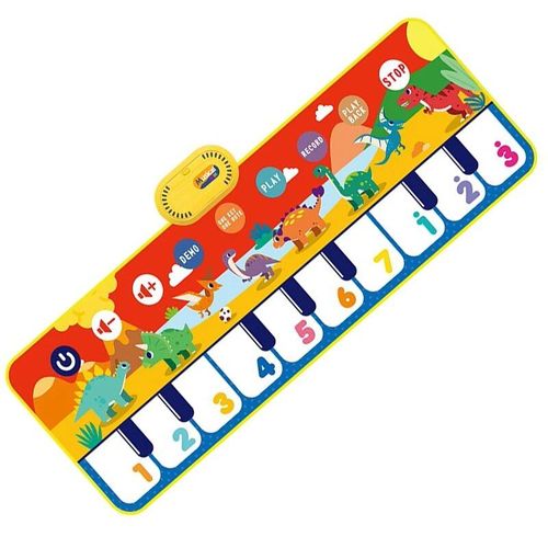 Tapis De Piano Musical Pour Enfants",110x36cm,Clavier De Sol,Tapis De Danse Avec 8 Sons D'animaux,Tapis D'¿¿Tude,"Jouets ¿¿Ducatifs Pour B¿¿B¿¿S - Type M 110x36cm