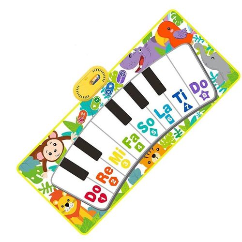 Tapis De Piano Musical Pour Enfants",110x36cm,Clavier De Sol,Tapis De Danse Avec 8 Sons D'animaux,Tapis D'¿¿Tude,"Jouets ¿¿Ducatifs Pour B¿¿B¿¿S - Type O 100x43.5cm