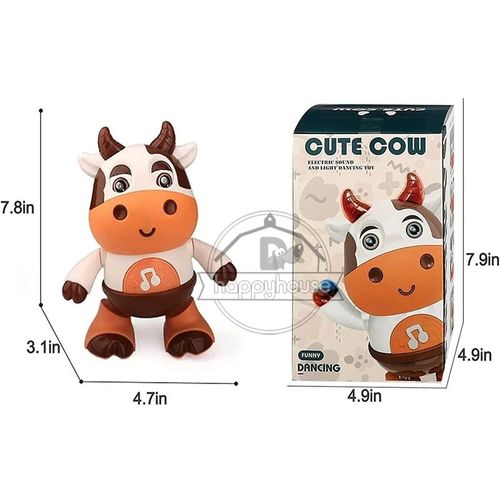 Jouets Musicaux En Forme De Vache Pour B¿¿B¿¿",Avec Musique Et Lumi¿¿Res Led,"Pour Enfant De 6 ¿¿ 12 Mois Et 18 Mois - Type With Box