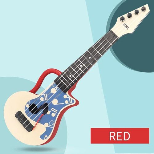 Ukulele ¿¿Ducatif Montessori Pour Enfants",Instrument Musical,Petites Cordes Je4,Jouet Pour Enfants,"Jeu De Musique Pour Tout-Petits - Type Red