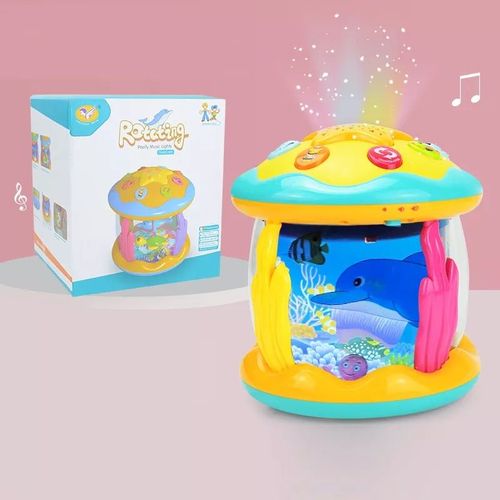 Tunitime-Jouet Sensoriel D'animaux De La Mer Pour B¿¿B¿¿",Projecteur Musical Lumineux,Cadeaux Pour Nourrissons Et Tout-Petits,Apprenticumbria Pr¿¿Coce,"4 En 1 - Type A