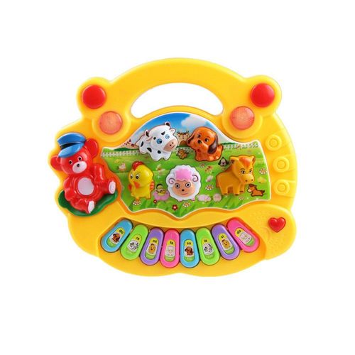 Jouets De Piano Musical Pour Enfants",D¿¿Veloppement De La Ferme Des Animaux,"Cadeau D'anniversaire Pour B¿¿B¿¿ - Type Yellow