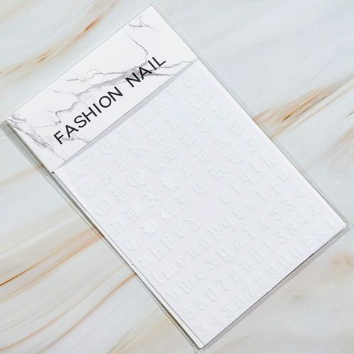 Autocollants Holographiques Avec Lettres Romaines Pour Nail Art",D¿¿Calcomanies Adh¿¿Sives,Alphabet,Ancien Anglais,Gothique,Curseur De Manucure,"10x8cm #Q 