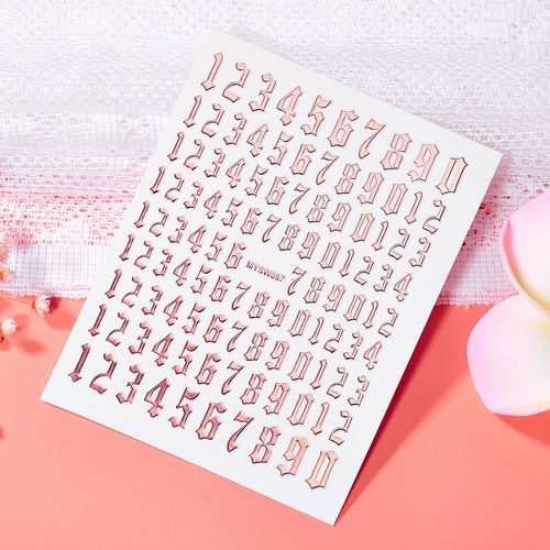 Autocollants Holographiques Avec Lettres Romaines Pour Nail Art",D¿¿Calcomanies Adh¿¿Sives,Alphabet,Ancien Anglais,Gothique,Curseur De Manucure,"10x8cm #Y 