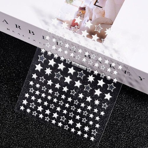 Autocollants Holographiques Avec Lettres Romaines Pour Nail Art",D¿¿Calcomanies Adh¿¿Sives,Alphabet,Ancien Anglais,Gothique,Curseur De Manucure,"10x8cm #M3 
