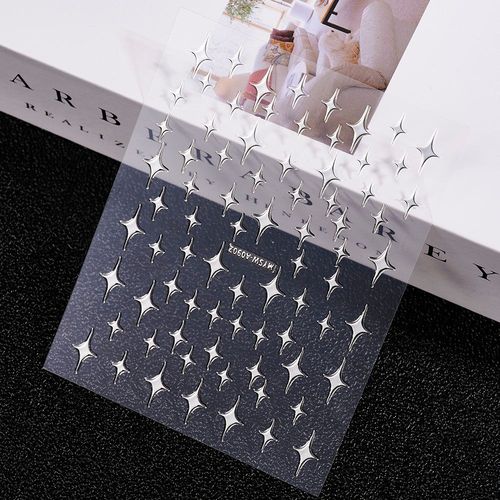 Autocollants Holographiques Avec Lettres Romaines Pour Nail Art",D¿¿Calcomanies Adh¿¿Sives,Alphabet,Ancien Anglais,Gothique,Curseur De Manucure,"10x8cm #U3 