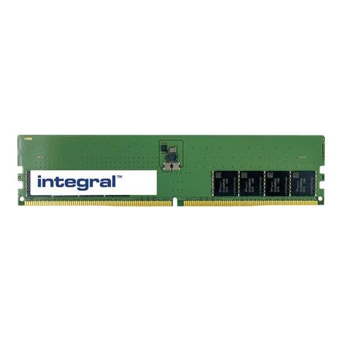 Integral - DDR5 - module - 32 Go - DIMM 288 broches - 4800 MHz / PC5-38400 - CL40 - 1.1 V - mémoire sans tampon - on-die ECC