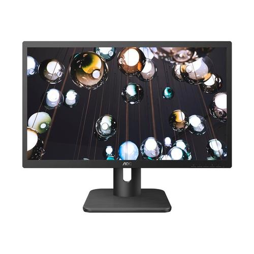 AOC 22E1Q - Écran LED - 21.5" - 1920 x 1080 Full HD (1080p) @ 60 Hz - MVA - 250 cd/m² - 3000:1 - 5 ms - HDMI, VGA, DisplayPort - haut-parleurs