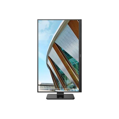 AOC Pro-line 24P2QM - P2 Series - écran LED - 24" (23.8" visualisable) - 1920 x 1080 Full HD (1080p) @ 75 Hz - VA - 300 cd/m² - 3000:1 - 4 ms - HDMI, DVI, DisplayPort, VGA - haut-parleurs - noir