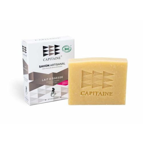 Savon Naturel Doux Hydratant Bio - Lait D'ânesse - 100g Capitaine 