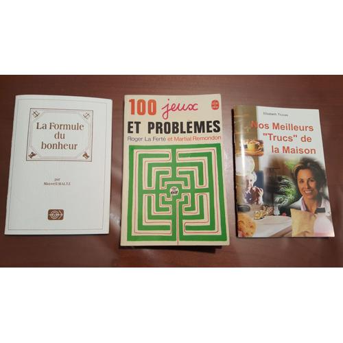 Livre De Jeux Et Problèmes + Trucs Maison + Bonus : La Formule Du Bonheur