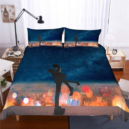 Juste De New York 202 Lon",Nyc Qui Ne Dort Jamais,R¿¿Flexion Sur Manhattan East River City,Sc¿¿Ne De Nuit,Literie D¿¿Corative Pour Chambre,Rose,"Bleu