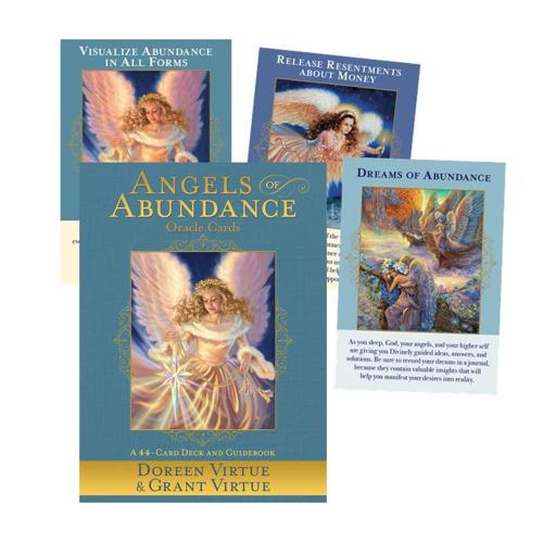 44pcs - Cartes Oracle Angel Therapy Avec Guide Pdf, Cartes De Tarot, Jeux De Société Pour Fête De Famille, Jouets Pour Femmes Et Enfants