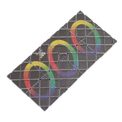 Noir - Cube De Magicien Professionnel, Jouets Classiques, Puzzle Lingao 8 Panneaux, Cubes Pliants, Sécurité De Haute Qualité