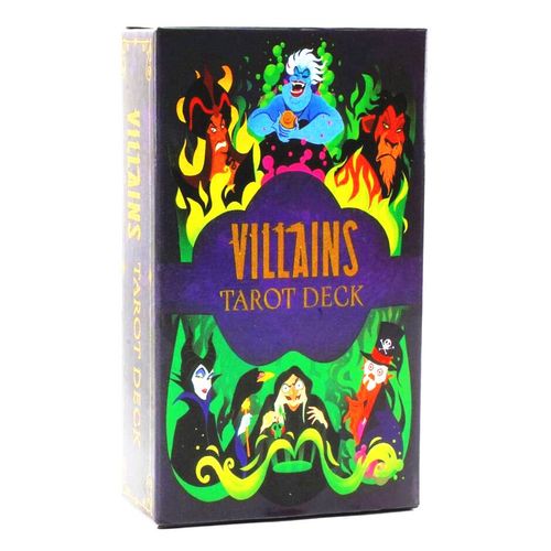 Tarot Willains - Jeu De Cartes De Tarot De L'abysse Pour Oracle, Version Anglaise Complète, À Usage Personnel