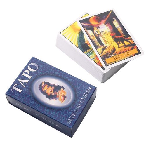 Jeu De Cartes De Tarot Miroir Du Destin, Version Russe, Plateau De Divination