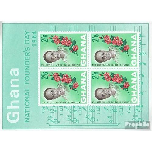 Timbres Ghana 1964 Mi Bloc 11 (Complète Edition) Neuf Avec Gomme Originale 1964 Président Nkrumah