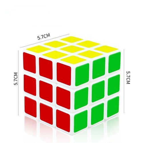 MULTI - Cube Magique Professionnel 3x3x3, Autocollant Givré, Puzzle De Vitesse, Cubes, Jouet Éducatif Montessori, Jouets Fidget De Maison Pour Enfants